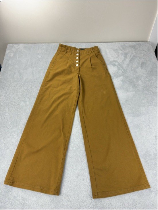 Anthropologie Pants - Maeve Anthropologie Women's High Waisted Pleated Wide Leg Pant Size 25 30